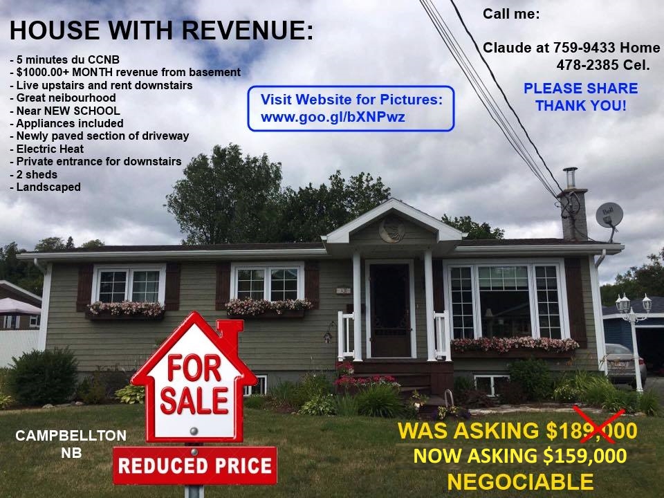 House for Sale- 25 Dover Street Campbellton, NB Teachinggolfonline ...